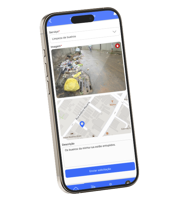 App em funcionamento